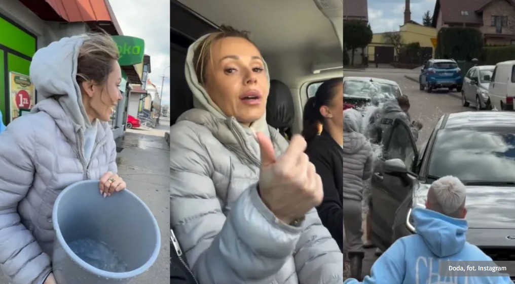 Śmigus-dyngus z Dodą na ulicach Ciechanowa